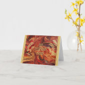 ハッピーShavuot饗宴の週のグリーティングカード カード (黄色い花)