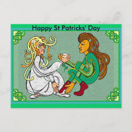 ハッピーSt patricksの日 ポストカード