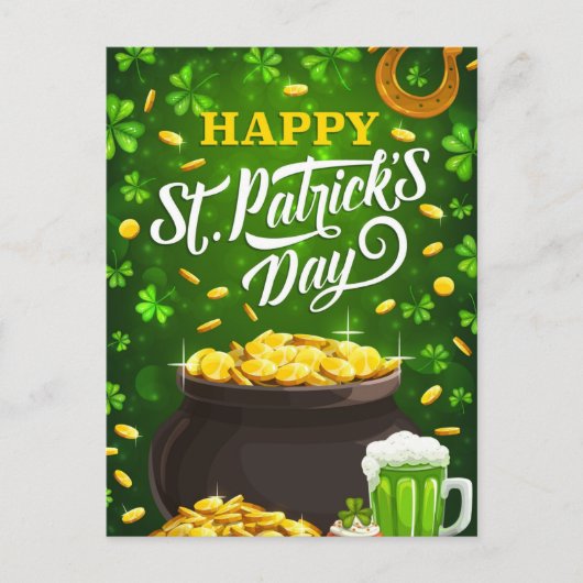 ハッピーSt patricksはがき シーズンポストカード (正面)