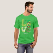 ハッピーSt patricksキュートラッキーおもしろい農家格言ル Tシャツ (正面フル)