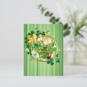 ハッピーSt patricks ポストカード (スタンド正面)