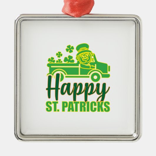 ハッピーSt patricks メタルオーナメント (正面)