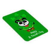 ハッピーSt patricks dayかわいい動物 マグネット (右側)