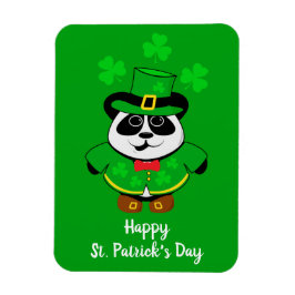 ハッピーSt patricks dayかわいい動物 マグネット