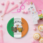 ハッピーSt patricks dayアイルランド国旗 ペーパープレート (パーティー)