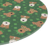 ハッピーSt patricks dayウェルシュワイヤキツネテリアドッグス カッティングボード (角)