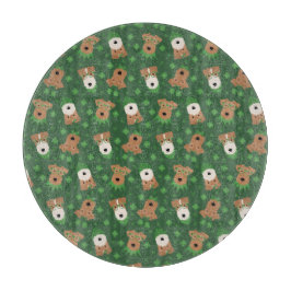 ハッピーSt patricks dayウェルシュワイヤキツネテリアドッグス カッティングボード