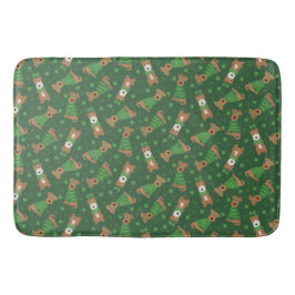 ハッピーSt patricks dayウェルシュワイヤキツネテリアドッグス バスマット