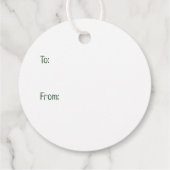 ハッピーSt patricks dayウェルシュワイヤキツネテリアドッグス フェイバータグ (裏面)