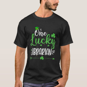 ハッピーSt patricks dayキュート1ラッキーリブラリアンGif Tシャツ