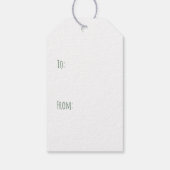 ハッピーSt patricks dayゴールデンドールドードルドッグス ギフトタグ (裏面)