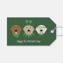 ハッピーSt patricks dayゴールデンレトリエバードッグス