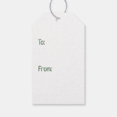 ハッピーSt patricks dayゴールデンレトリエバードッグス ギフトタグ (裏面)