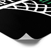 ハッピーSt patricks dayシャムロックバスケットボール選手n ポスター (角)