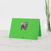 ハッピーSt patricks dayドッグフレンドリーバー1900写真 カード (裏面)