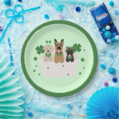 ハッピーSt patricks dayドッグメール ペーパープレート (パーティー)