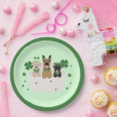 ハッピーSt patricks dayドッグメール ペーパープレート (パーティー)