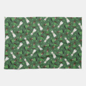 ハッピーSt patricks dayドベルマンドッグス キッチンタオル (横)