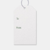 ハッピーSt patricks dayドベルマンドッグス ギフトタグ (裏面)