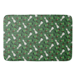 ハッピーSt patricks dayドベルマンドッグス バスマット