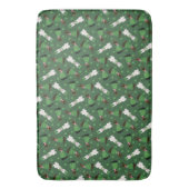 ハッピーSt patricks dayドベルマンドッグス バスマット (正面縦)