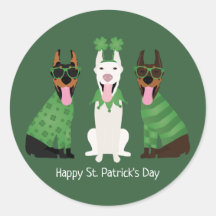 ハッピーSt patricks dayドベルマンドッグス