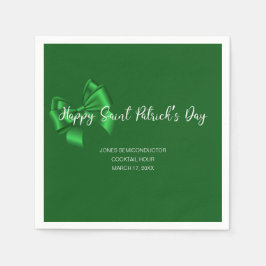 ハッピーSt patricks dayビジネスパーティー スタンダードカクテルナプキン