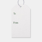 ハッピーSt patricks dayビーグルドッグス ギフトタグ (裏面)