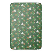 ハッピーSt patricks dayビーグルドッグス バスマット (正面縦)