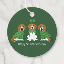 ハッピーSt patricks dayビーグルドッグス フェイバータグ