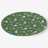 ハッピーSt patricks dayビーグルドッグス ペーパープレート (アングル)