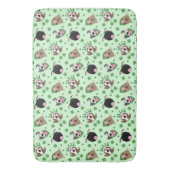 ハッピーSt patricks dayピットブルドッグス バスマット (正面縦)