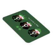 ハッピーSt patricks dayベルネーズマウンテンドッグス マグネット (右側)