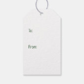 ハッピーSt patricks dayペンブロークウェルシュコーギードッグス ギフトタグ (裏面)