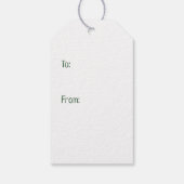 ハッピーSt patricks dayペンブロークウェルシュコーギードッグス ギフトタグ (裏面)