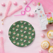 ハッピーSt patricks dayペンブロークウェルシュコーギードッグス ペーパープレート (パーティー)