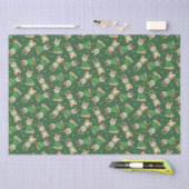 ハッピーSt patricks dayペンブロークウェルシュコーギードッグス 薄葉紙 (クラフト)