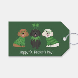 ハッピーSt patricks dayマルティプードーズ ギフトタグ