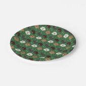 ハッピーSt patricks dayマルティプードーズ ペーパープレート (アングル)