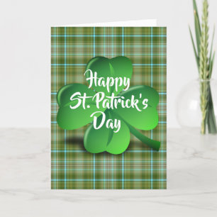 ハッピーSt patricks dayラッキーグリーンシャムロック シーズンカード