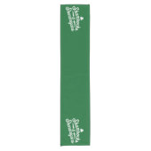 ハッピーSt patricks dayラッキーシャムロック&シェナニガン ショートテーブルランナー (正面)