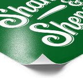 ハッピーSt patricks dayラッキーシャムロック&シェナニガン フォトプリント (角)