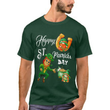 ハッピーSt patricks dayラッキーレプレシャンポットの金ゴールド
