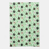 ハッピーSt patricks dayラブラドールレトリエバードッグ キッチンタオル (縦)