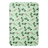 ハッピーSt patricks dayラブラドールレトリエバードッグ バスマット (正面縦)