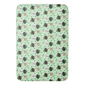 ハッピーSt patricks dayラブラドールレトリエバードッグ バスマット (正面縦)