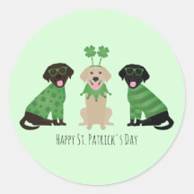 ハッピーSt patricks dayラブラドールレトリエバードッグ
