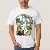 ハッピーSt patricks dayレプレシャン Tシャツ (正面)