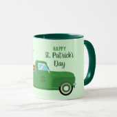 ハッピーSt patricks dayワイヤキツネテリアドッグ マグカップ (正面右)