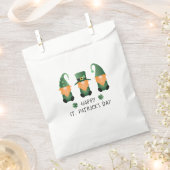 ハッピーSt patricks day格言グリーンオレンジ フェイバーバッグ (クリップ留めされた状態)